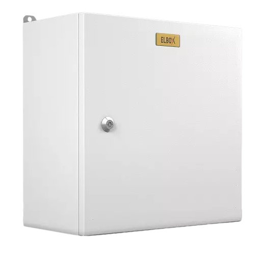 Шкаф электротехнический Elbox EMW-500.500.210-1-IP66 потол.пан. пан.основ. монтаж.пан. одноствор. настенный 500мм 500мм 210мм 195мм IP66 IK10 несъемн.бок.пан. 100кг серый металл уличный всепогодный