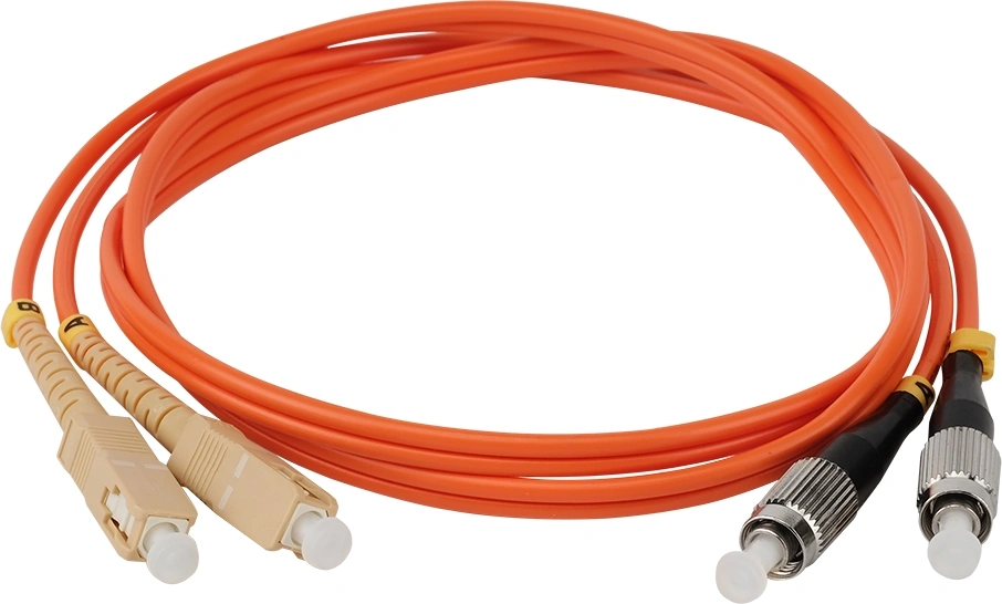 Патч-корд Lanmaster TWT-2FC-2SC/OM2-3.0 2x50/125 OM2 FC дуплекс-SC дуплекс 2м ПВХ оранжевый
