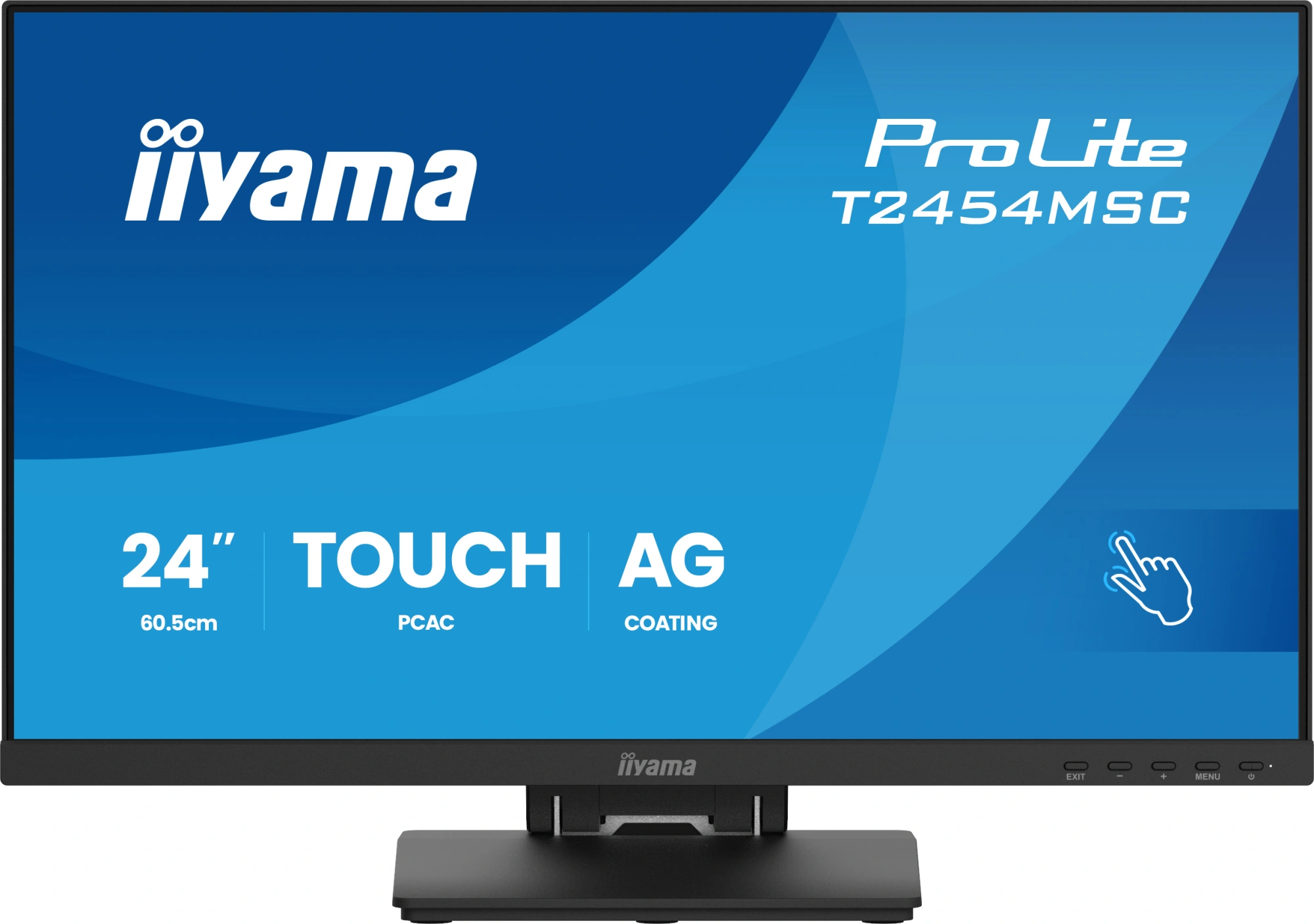 Монитор Iiyama 24" ProLite T2454MSC-B3AG черный IPS LED 4ms 16:9 HDMI M/M глянцевая HAS 1000:1 300cd 178гр/178гр 1920x1080 75Hz DP FHD USB Touch 5.4кг