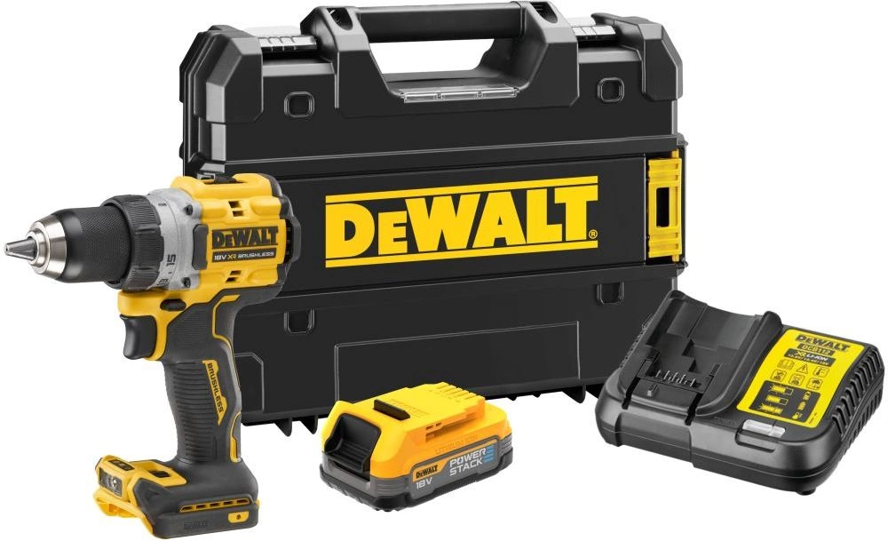 Дрель-шуруповерт DeWalt DCD800E1T-QW аккум. патрон:быстрозажимной (кейс в комплекте)