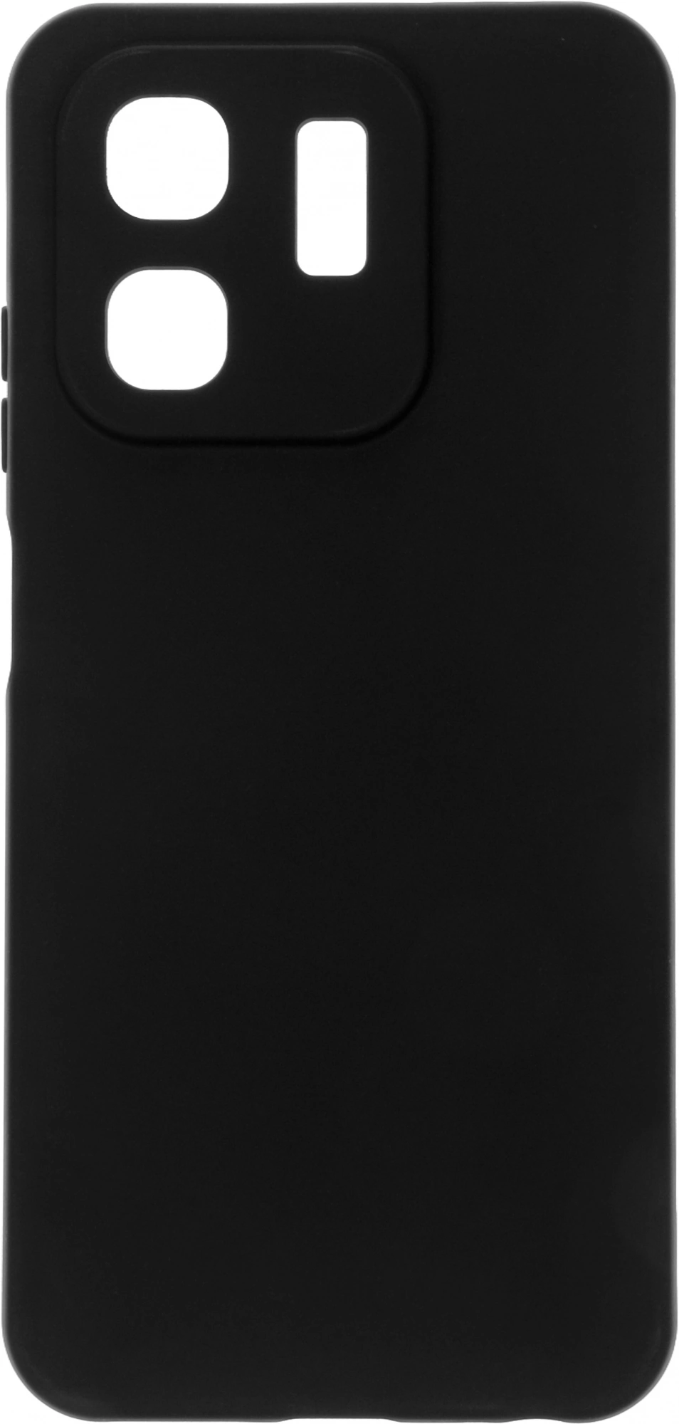 Чехол (клип-кейс) BoraSCO для Infinix Hot 50i Silicone Case черный (73768)