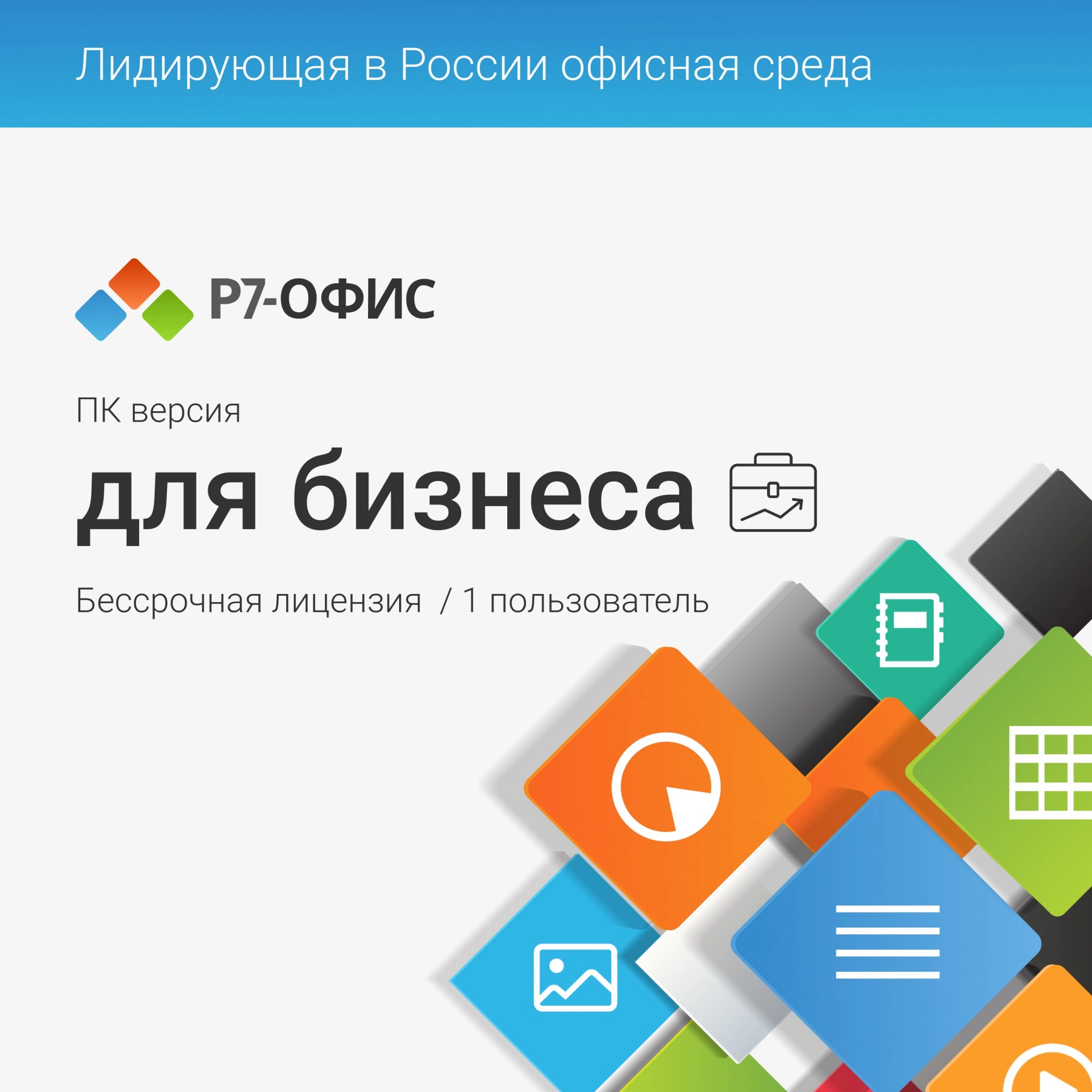 Ключ активации Р7-Офис Профессиональный Для бизнеса 1польз. бессрочно ТП 1г (R7DTB.UI.RT.NGUL0.0823.001BE)