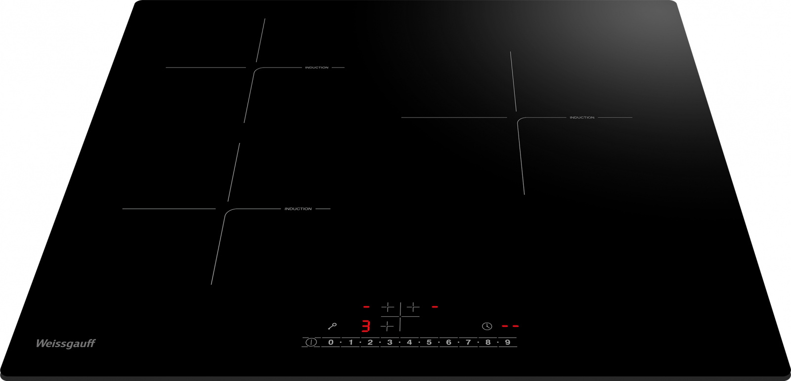 Индукционная варочная поверхность Weissgauff HI 630 BSC черный
