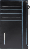 Чехол для кредитных карт Piquadro Blue Square PP6561B2R/N черный натур.кожа