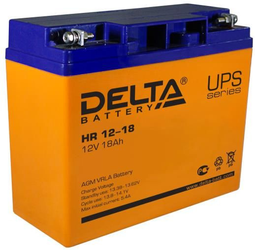 Батарея для ИБП Delta HR 12-18 12В 18Ач