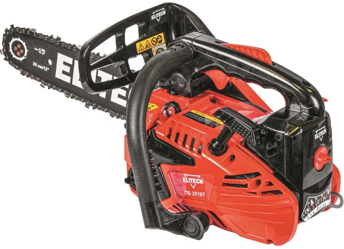Бензопила Elitech ПБ 2510Т (E1611.009.00) 750Вт 1л.с. дл.шины:12" (30cm) (205451)