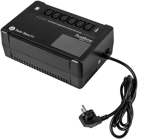 Источник бесперебойного питания Systeme Electriс BV BVSE600I 360Вт 600ВА черный