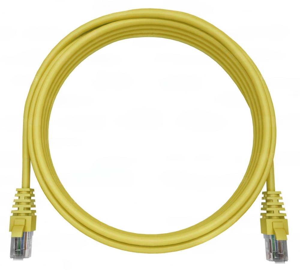 Патч-корд NTSS NTSS-PC-UTP-RJ45-5e-0.3-LSZH-YL NTSS-PC-UTP-RJ45-5E-0.3-LSZH UTP RJ-45 вил.-вилка RJ-45 кат.5E 0.3м желтый LSZH (уп.:1шт)