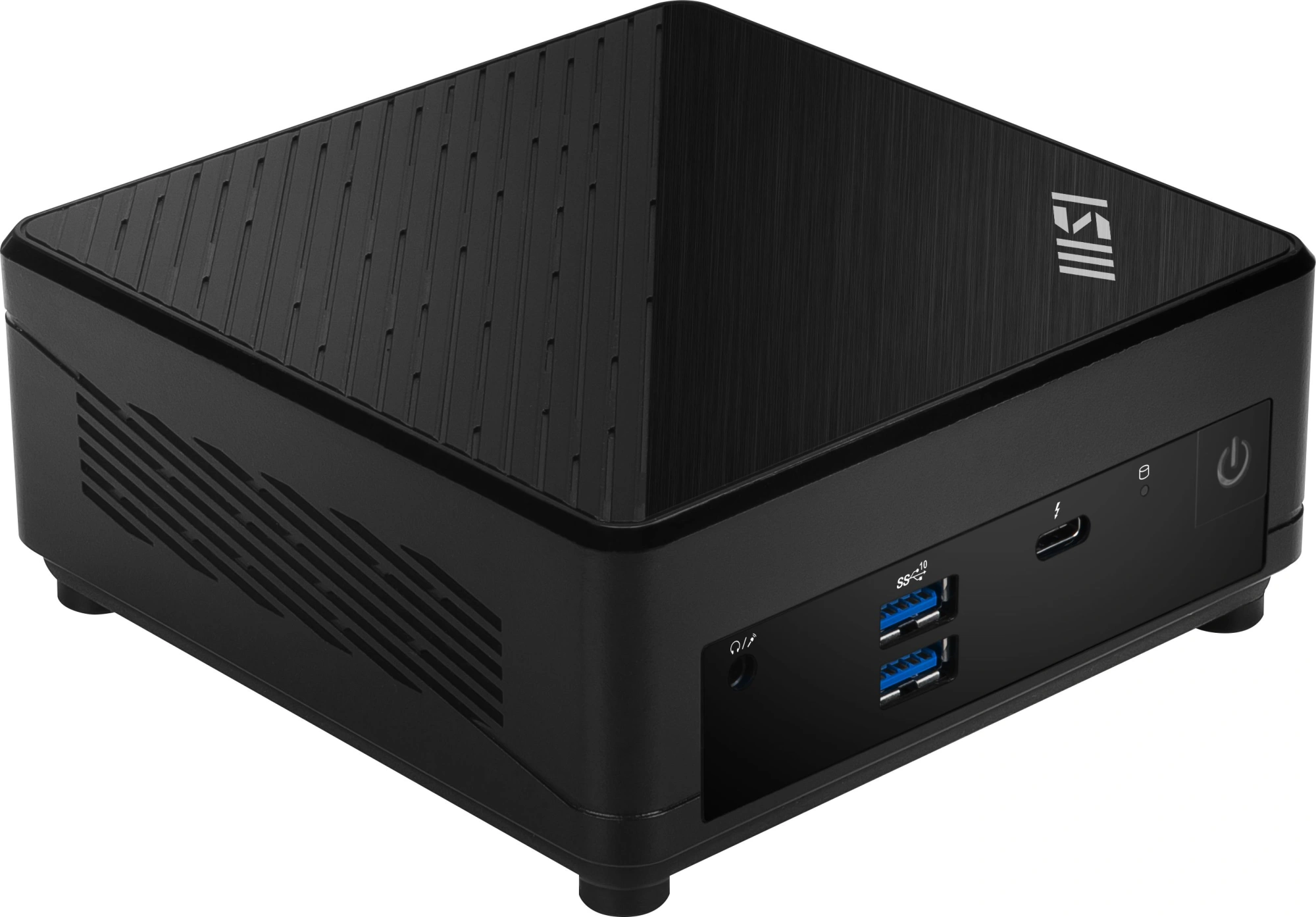 Неттоп MSI Cubi 5 1M-464BRU Core 3 100U (1.2) Graphics без ОС 2.5xGbitEth+1xGbitEth WiFi BT 65W черный (936-B0A821-464)