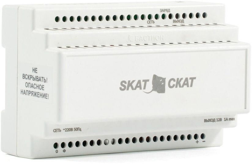 Источник бесперебойного питания Бастион Skat-12DC-1.0 10Вт 30ВА белый