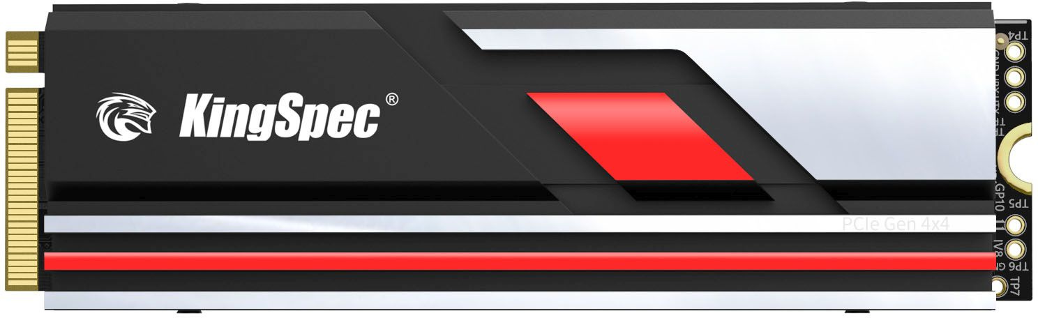 Накопитель SSD Kingspec PCIe 4.0 x4 512GB XG7000-512GB PRO XG7000 M.2 2280