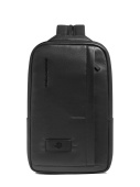 Рюкзак слинг мужской Piquadro Russel CA6764W137/N черный кожа