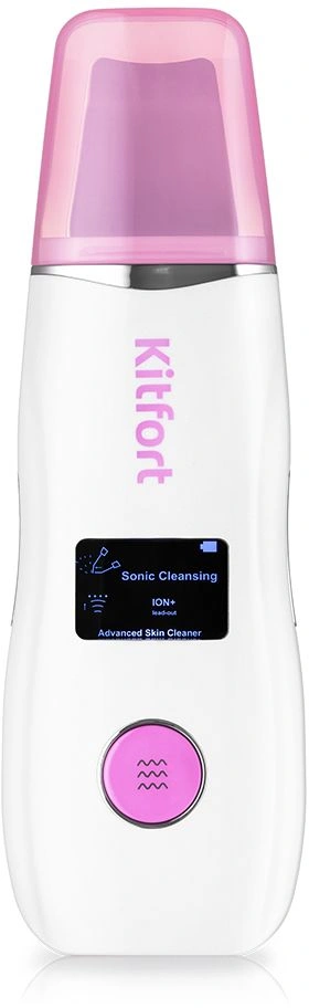 Аппарат косметолог. Kitfort КТ-3113 для лица 5Вт розовый/белый