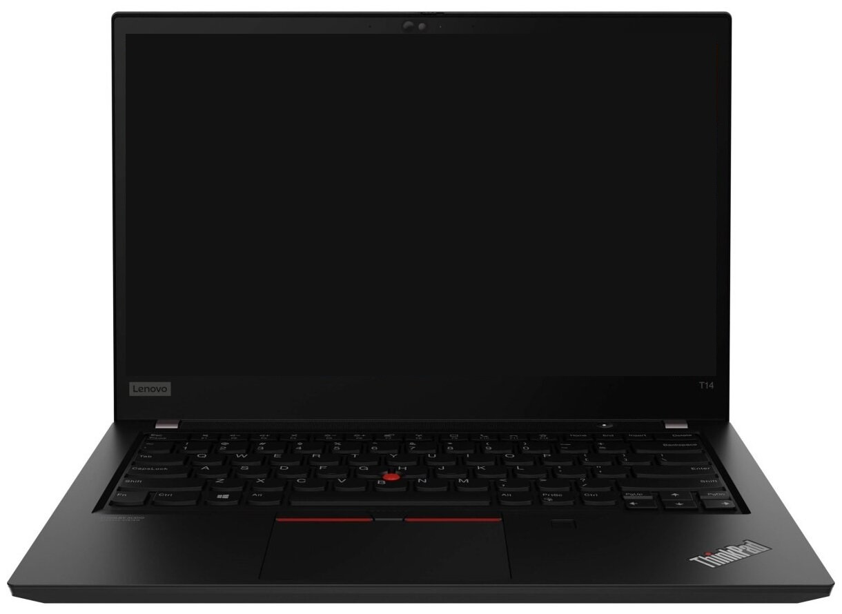 Ноутбук Lenovo ThinkPad T14 G2 Core i7 1165G7 16Gb SSD512Gb NVIDIA GeForce MX450 2Gb 14" IPS FHD (1920x1080) noOS black WiFi BT Cam (20W1A10XCD)