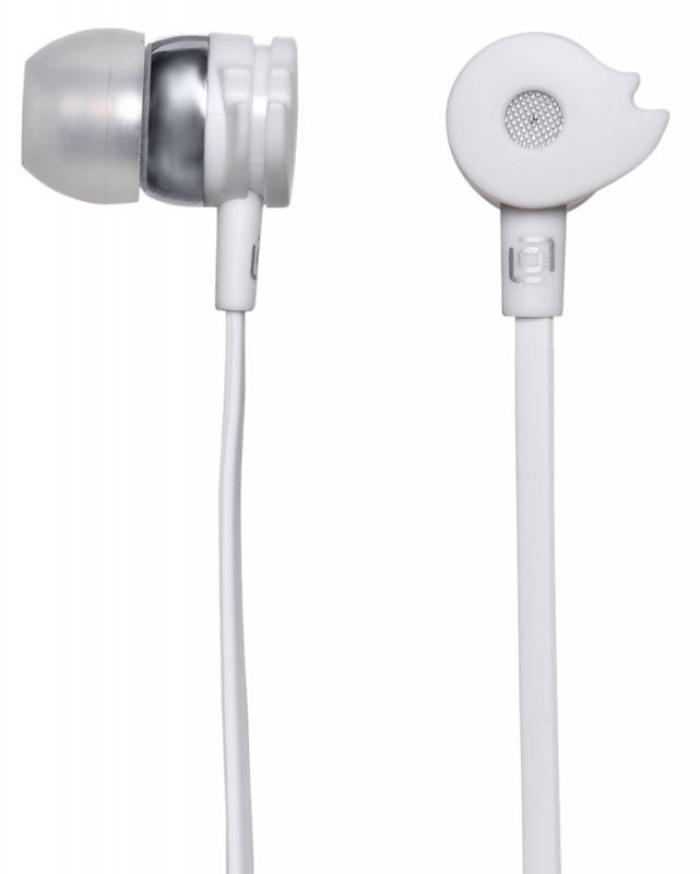 Наушники внутриканальные Оклик HP-S-210 1.2м белый проводные в ушной раковине (D1-1W)