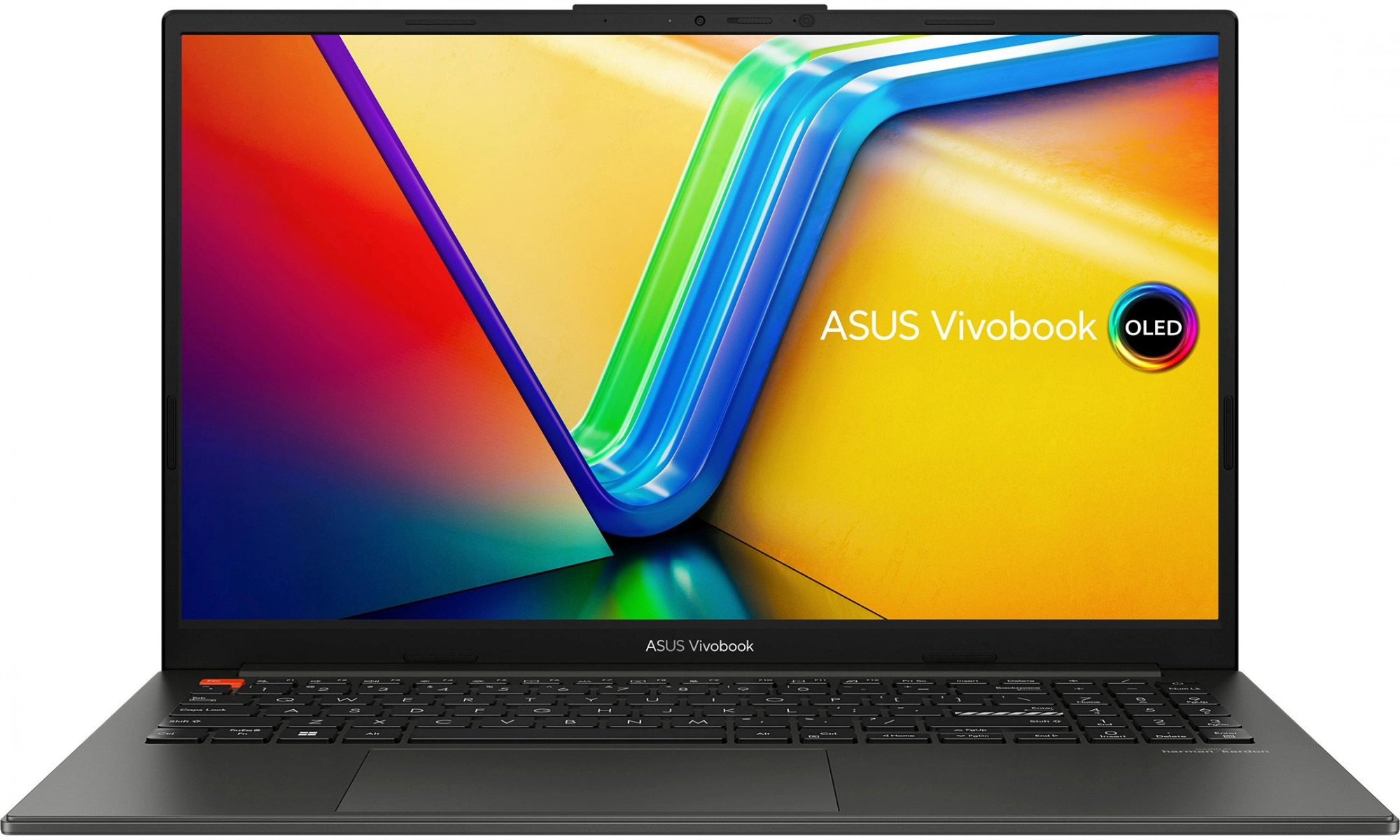 Ноутбук Asus Vivobook S 15 OLED K5504VA-MA400 Core i7 13700H 16Gb SSD1Tb Intel Iris Xe graphics 15.6" OLED 2.8K (2880x1620) noOS black WiFi BT Cam (90NB0ZK2-M00P50)