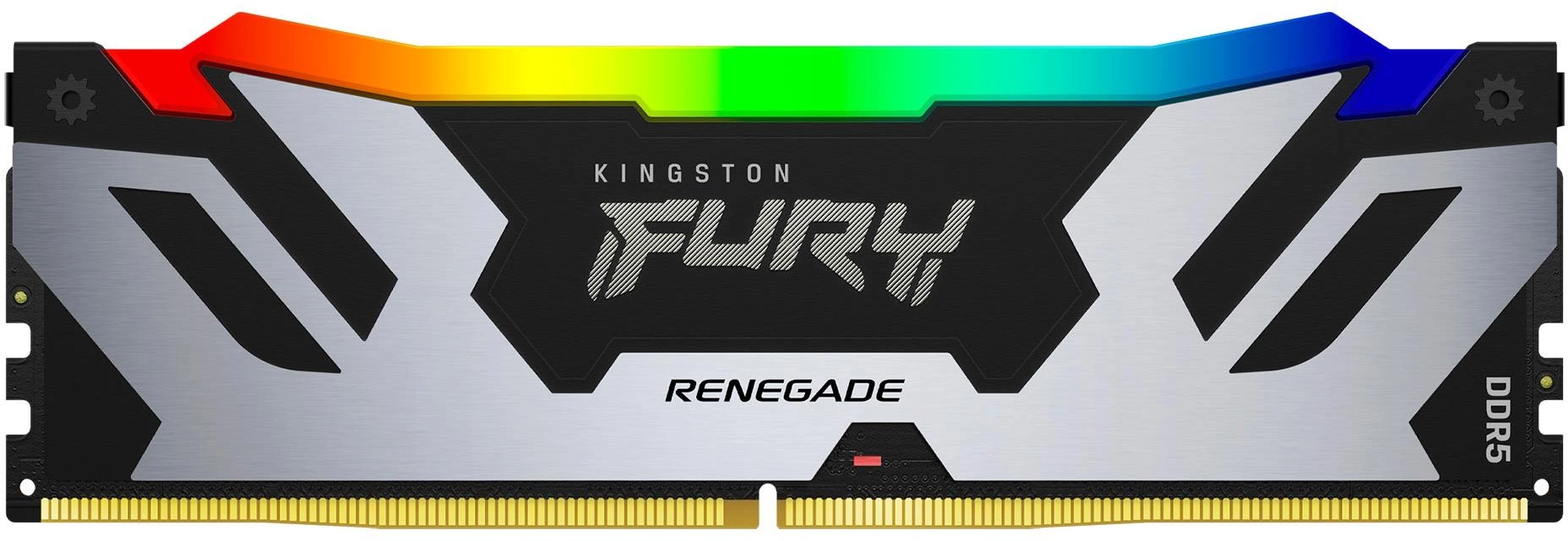 Память DDR5 48GB 6000MHz Kingston KF560C32RSA-48 Fury Renegade Silver RGB RTL Gaming PC5-48000 CL32 DIMM 288-pin 1.35В single rank с радиатором Ret