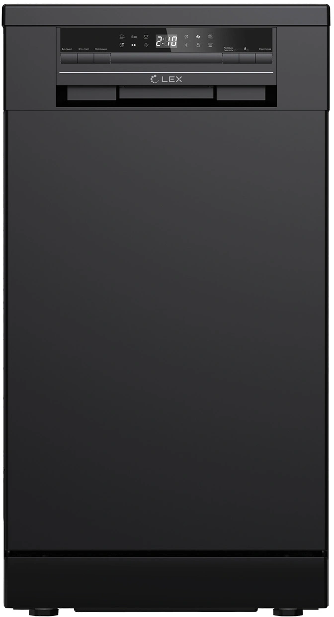 Посудомоечная машина Lex DW4563N BL черный (узкая)