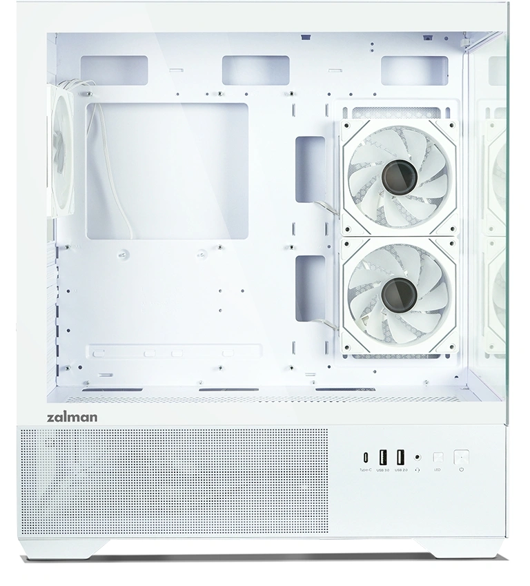 Корпус Zalman Chronix V2 белый без БП ATX 6x120mm 2x140mm 1xUSB2.0 1xUSB3.0 audio bott PSU