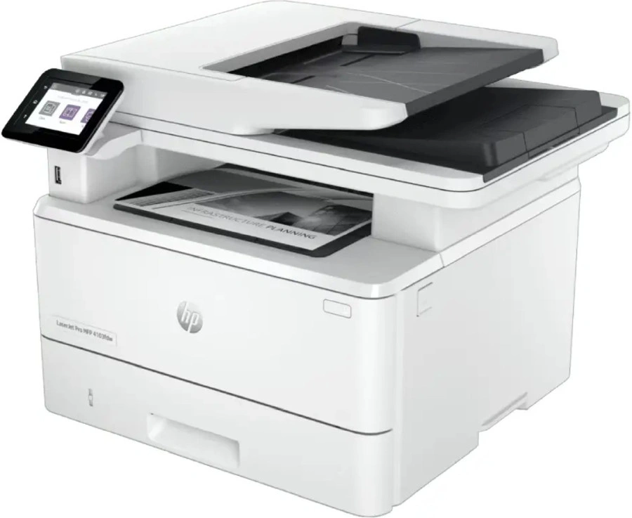 МФУ лазерный HP LaserJet Pro 4103fdw (2Z629A#BBU) A4 Duplex Net WiFi белый