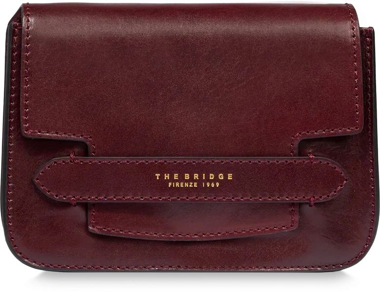 Сумка женская The Bridge Lucrezia 04192001/YF темно-коричневая натур.кожа