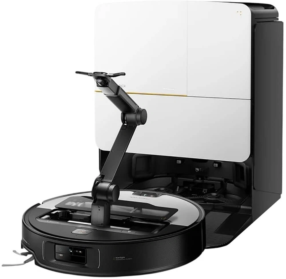 Пылесос-робот Roborock Saros Z70 65Вт серебристый/черный