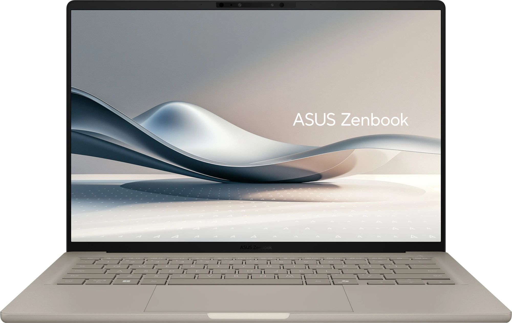 Ноутбук Asus Zenbook 14 UX3407NA-QD100W Snapdragon X2 Elite 32Gb SSD1Tb Qualcomm Adreno 14" OLED WUXGA (1920x1200) Windows 11 Home beige WiFi BT Cam Bag (90NB1711-M007R0)