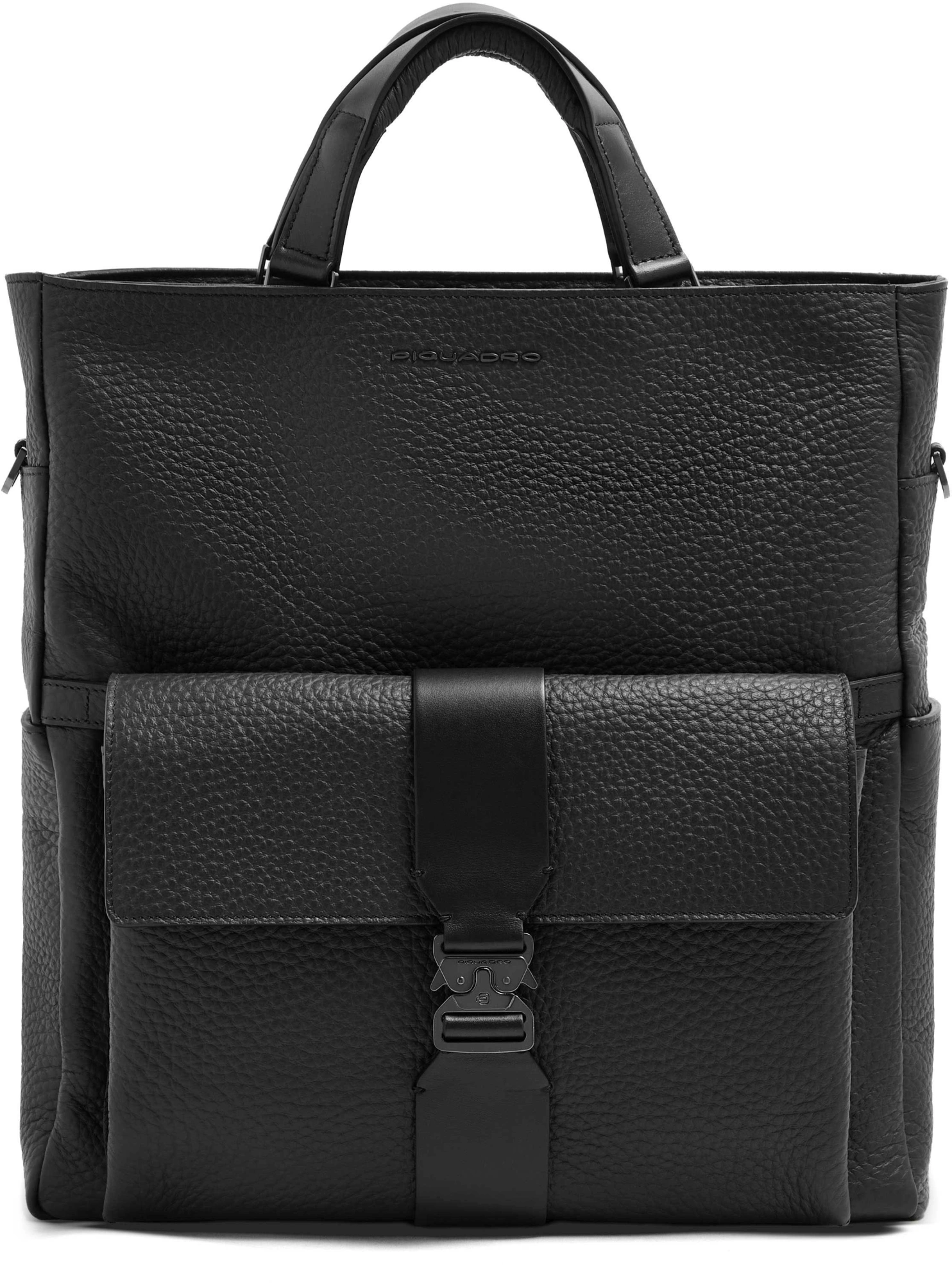 Деловая сумка тоут мужская Piquadro Materia CA7265W151/N черная натур.кожа