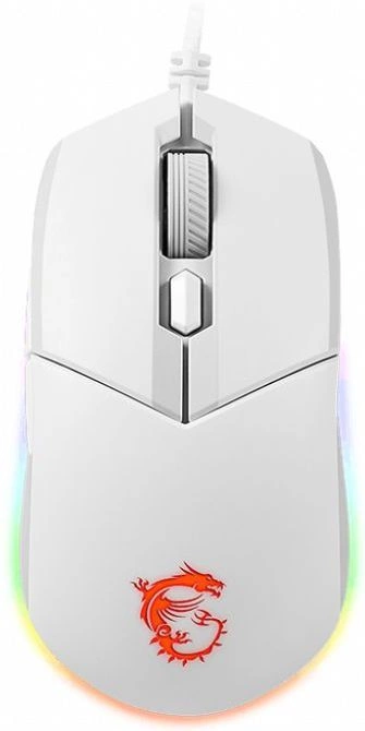 Мышь MSI Clutch GM11 белый оптическая 5000dpi USB 5but (S12-0401970-CLA)