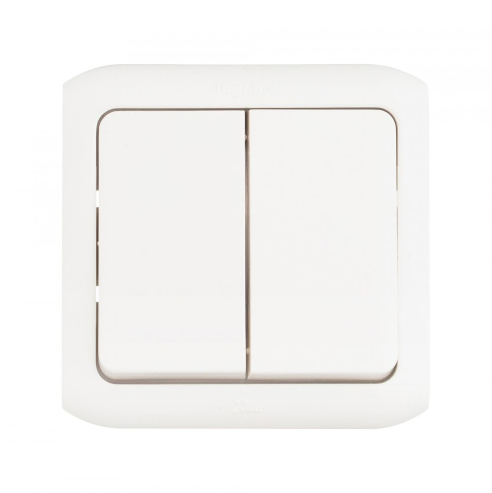 Выключатель Legrand Quteo откр. 2кл. IP44 белый (782302)
