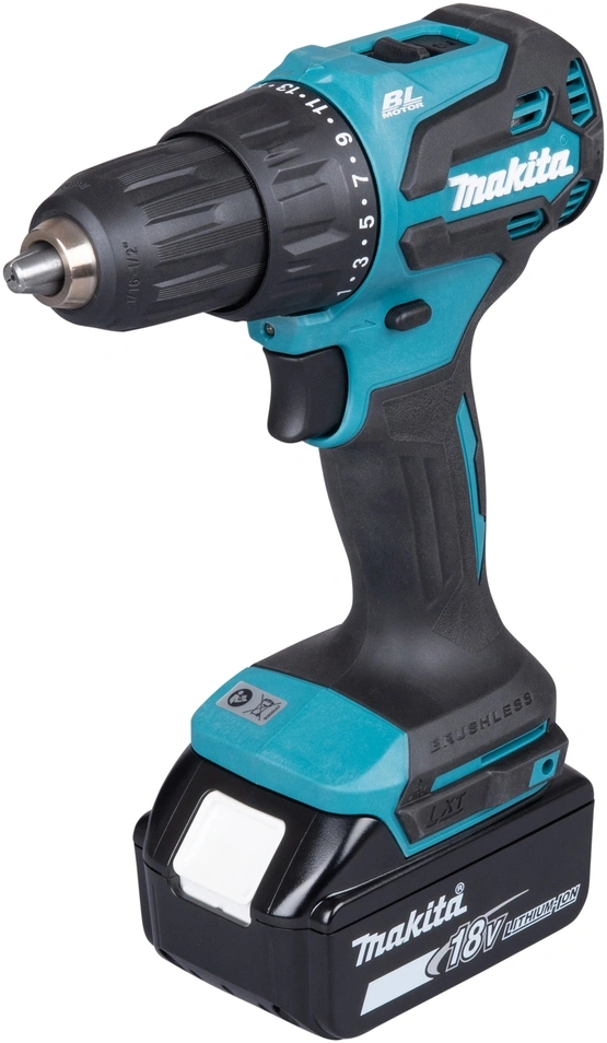 Дрель-шуруповерт Makita DHP490SFJ аккум. патрон:быстрозажимной (кейс в комплекте)
