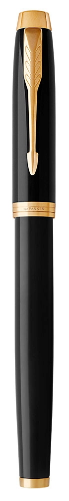 Ручка перьев. Parker IM Core F321 (1931645) Black GT F сталь нержавеющая подар.кор.