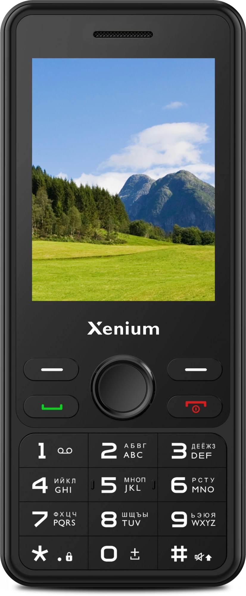 Мобильный телефон Xenium X280 черный моноблок 2Sim 2.8" 240x320 Nucleus 0.3Mpix GSM900/1800 MP3 FM microSD max32Gb