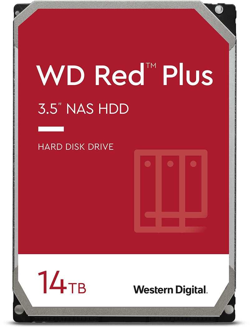 Жесткий диск WD SATA-III 14TB WD140EFGX NAS Red Plus (7200rpm) 512Mb 3.5"