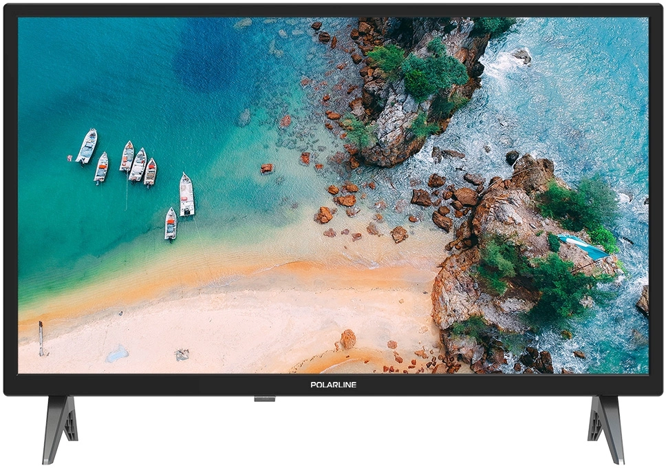 Телевизор LED PolarLine 24" 24PL51TC-SM черный HD 60Hz DVB-T DVB-T2 DVB-C DVB-S2 USB WiFi Smart TV (RUS)