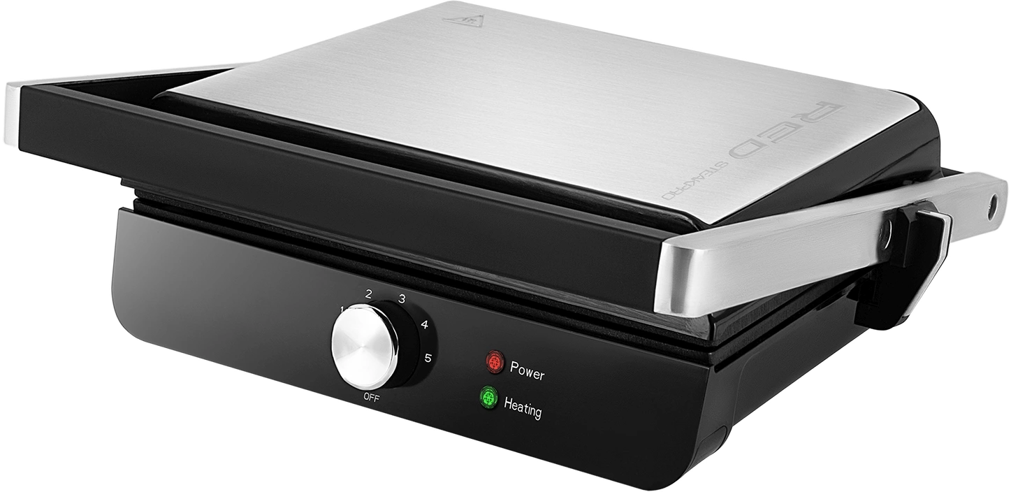 Электрогриль Red Solution RGM-M815 2000Вт черный/серебристый