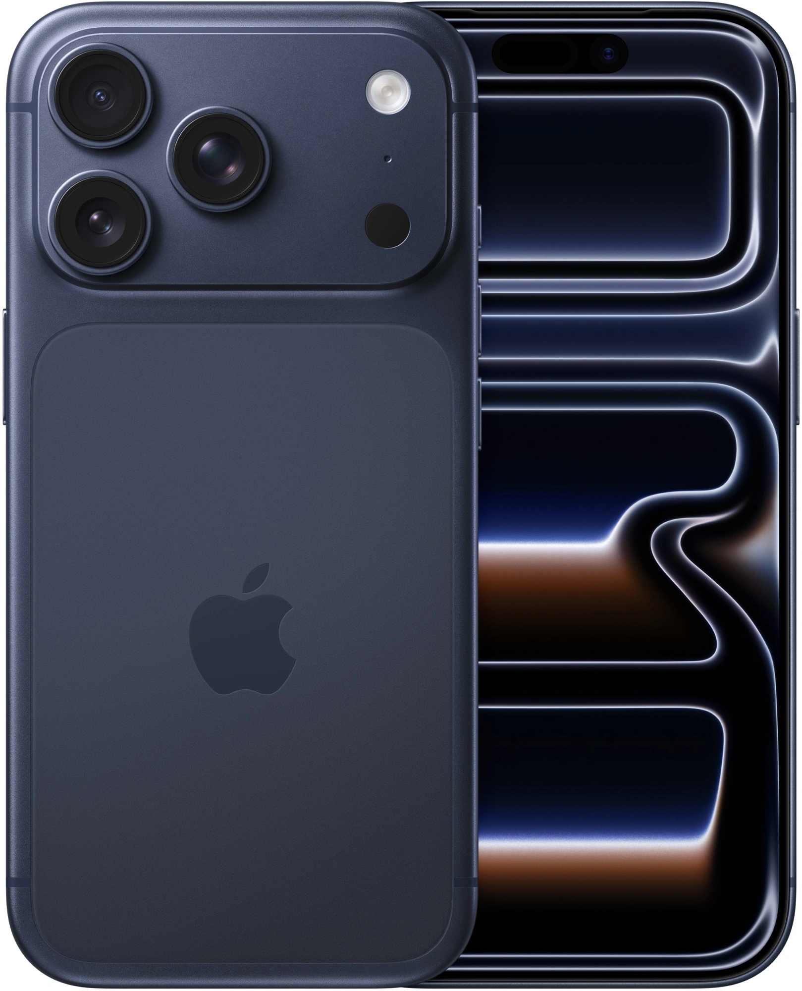 Смартфон Apple A3523 iPhone 17 Pro 512Gb 12Gb темно-синий моноблок 3G 4G 1Sim 6.3" 1206x2622 iOS 26 48Mpix 802.11 a/b/g/n/ac/ax/be NFC GPS Protect