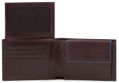 Кошелек мужской Piquadro Blue Square Revamp PU1392B2VR/MO коричневый натур.кожа