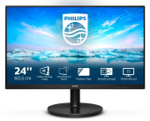 Монитор Philips 23.8" 241V8L(00/01) черный VA LED 16:9 HDMI матовая 250cd 178гр/178гр 1920x1080 75Hz FreeSync VGA FHD 3.03кг