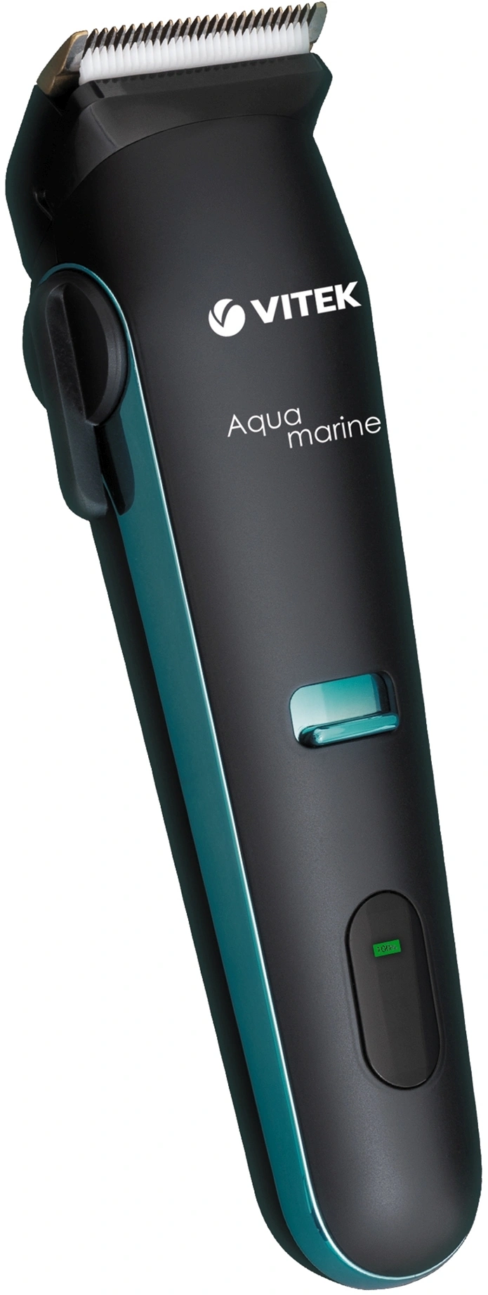 Машинка для стрижки Vitek Aquamarine VT-1353 разноцветный 4Вт (насадок в компл:6шт)