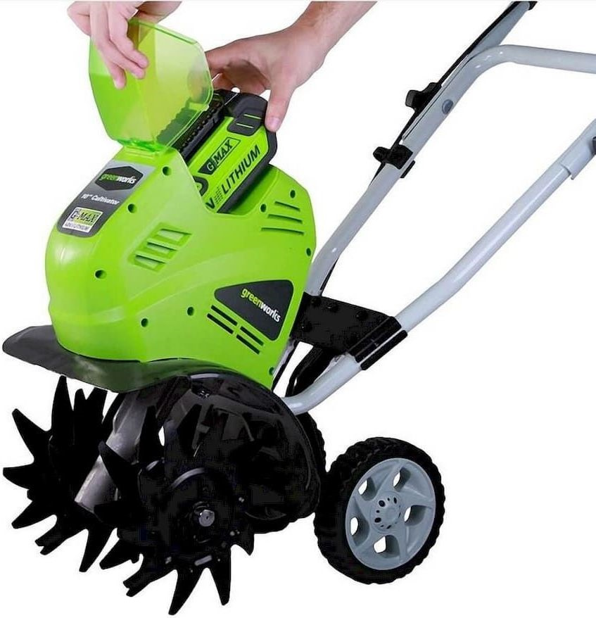 Культиватор Greenworks G40TL