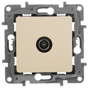 Розетка телев. Legrand Etika 672351 скрыт. слоновая кость