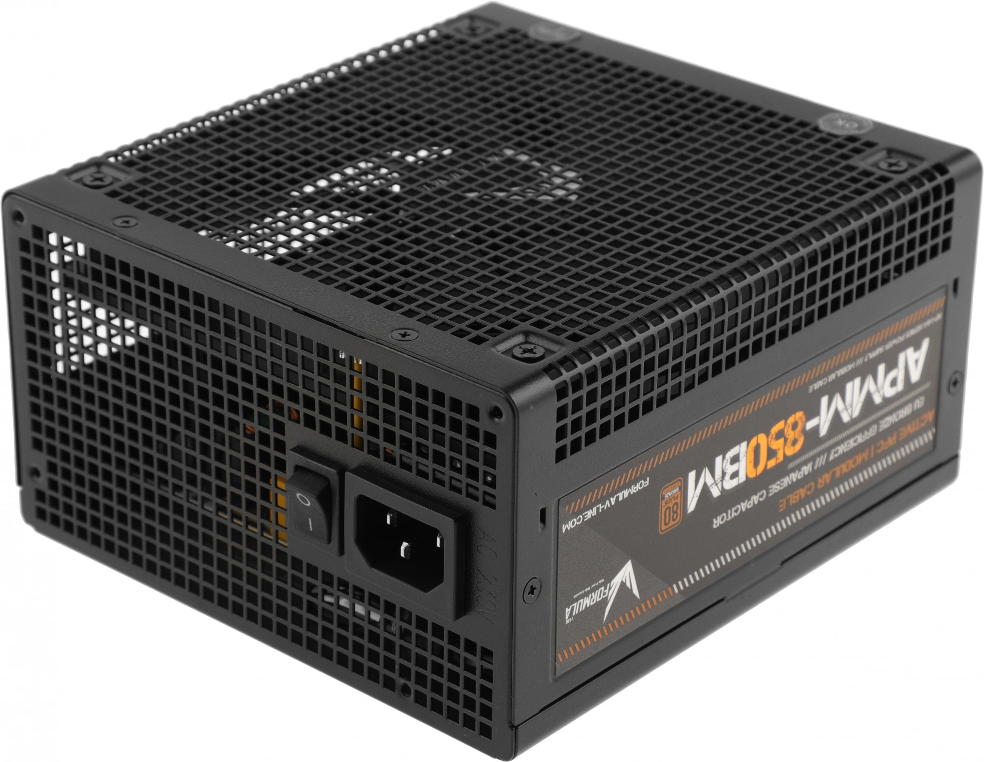 Блок питания Formula ATX 850W APMM-850BM 80+ bronze (20+4pin) APFC 140mm fan 6xSATA Cab Manag RTL