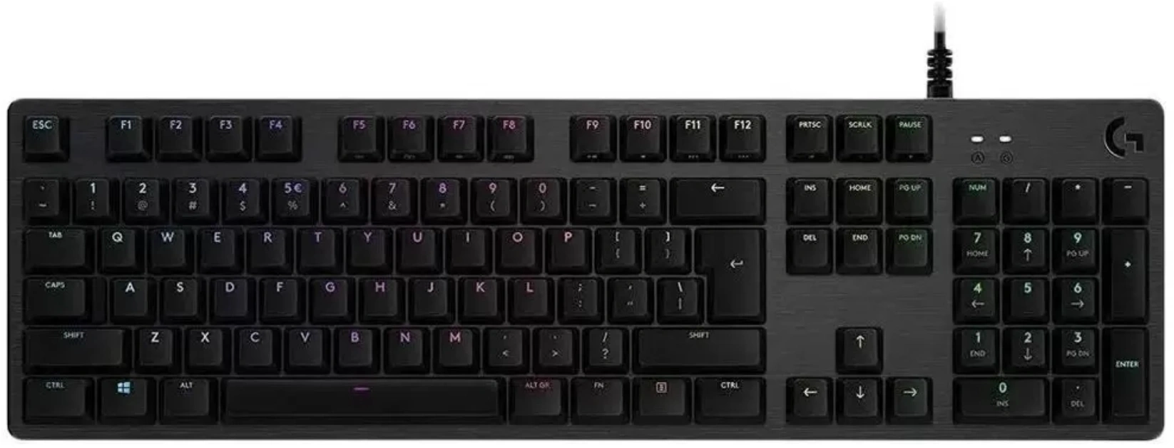 Клавиатура Logitech G512 Carbon Red Linear механическая черный USB Multimedia for gamer LED (920-009374)