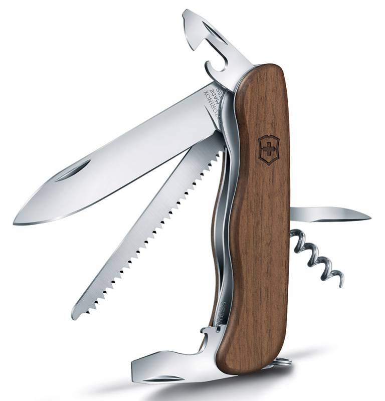 Нож перочинный Victorinox Forester Wood (0.8361.63) 111мм 10функц. дерево карт.коробка