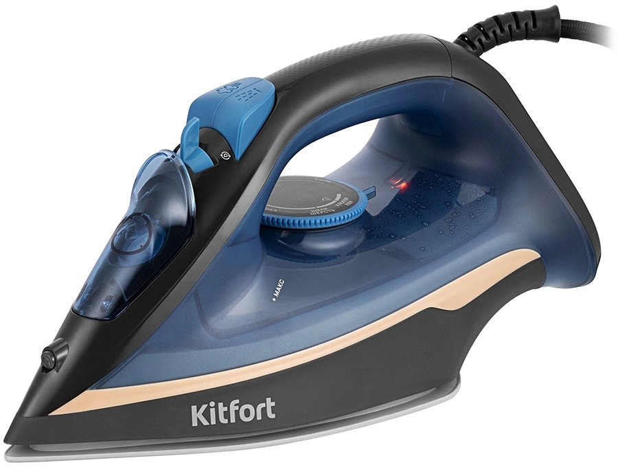 Утюг Kitfort КТ-2609 2200Вт синий/черный