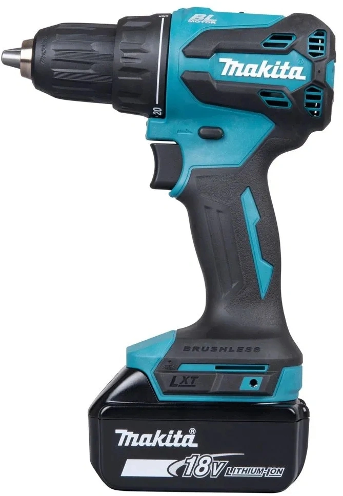 Дрель-шуруповерт Makita DDF490SF1J аккум. патрон:быстрозажимной (кейс в комплекте)