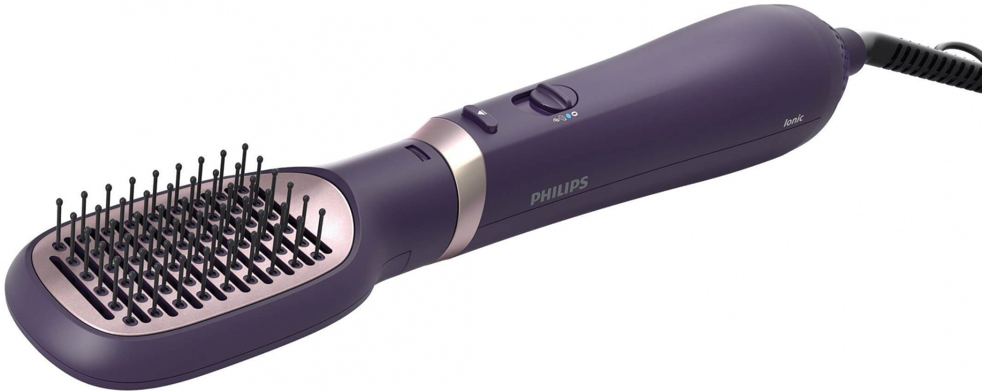 Фен-щетка Philips BHA313/00 800Вт фиолетовый