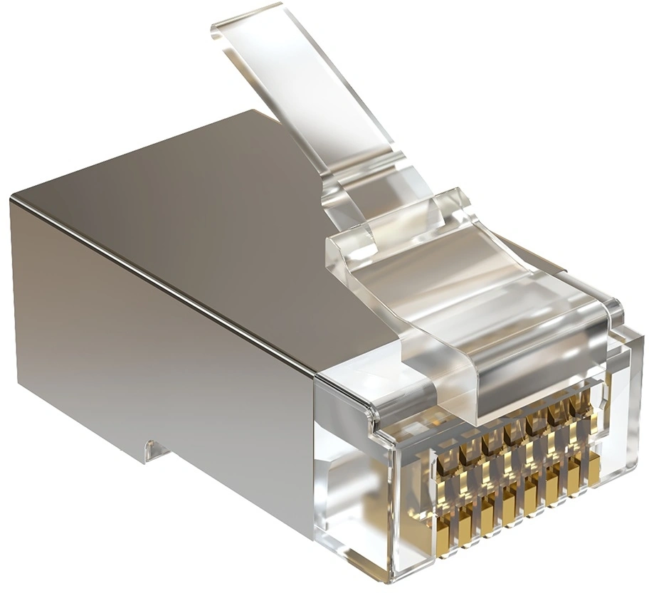 Коннектор Sysmatrix PLUG 8P8C5ES.UWRJ45 кат.5E STP прозр. (упак.:100шт)