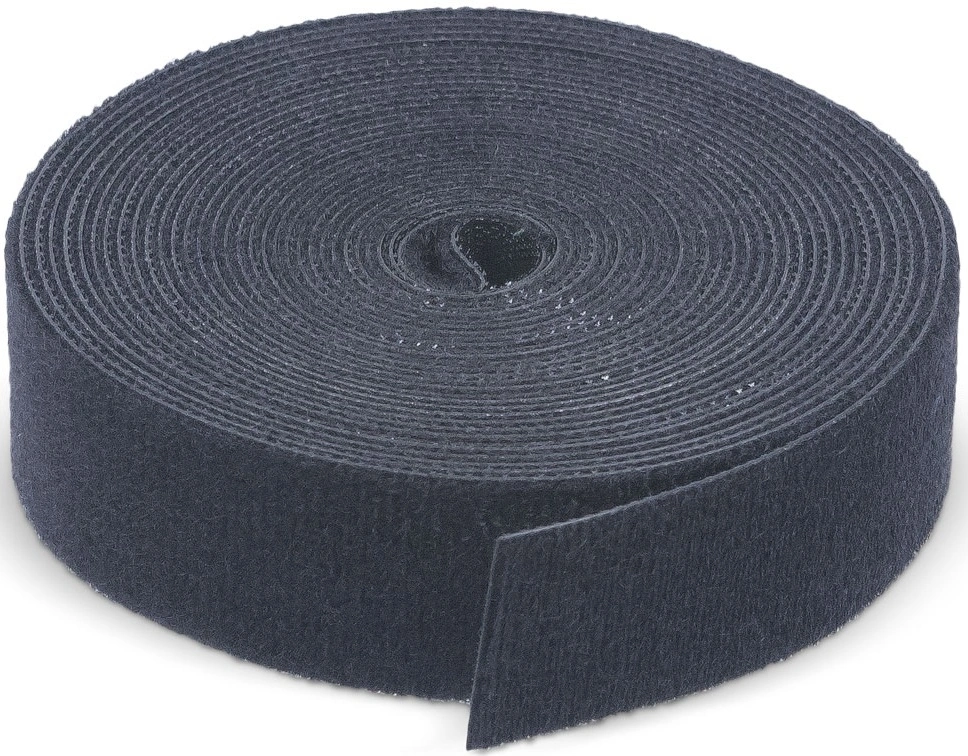 Хомут-липучка Cabeus ROL-5X25-BK 5000x25мм полиамид внутри помещений черный